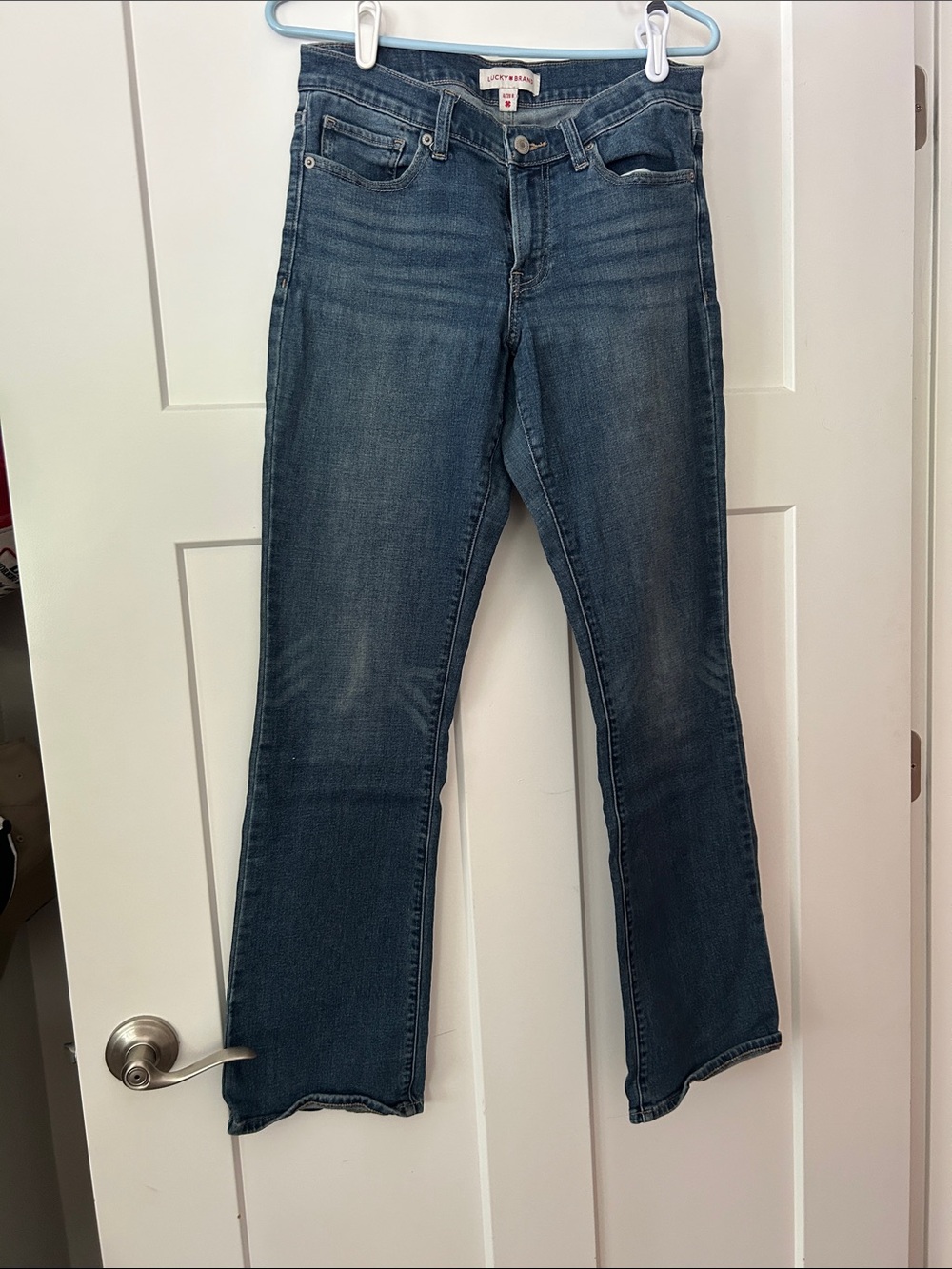 Lucky Brand Women's Boot Cut Jeans in Dark Blue Wash